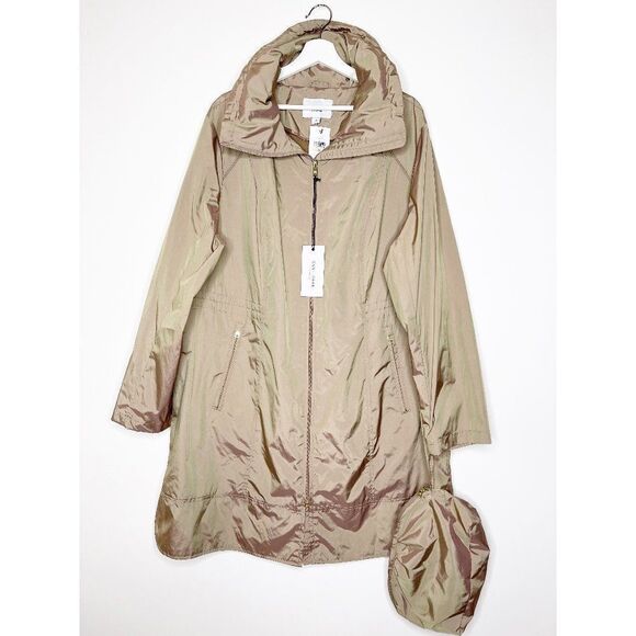 COLE HAAN Water-Resistant Packable Hooded Anorak  - Picture 1 of 9